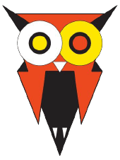 regionea_logo_buho_naranjo_negro_ojo_amarillo